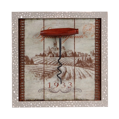WALL DECOR(CORKSCREW)WOOD 